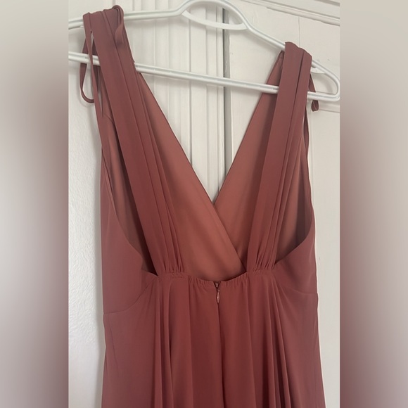 Dusty Rose Lulus Dress - Picture 6 of 9
